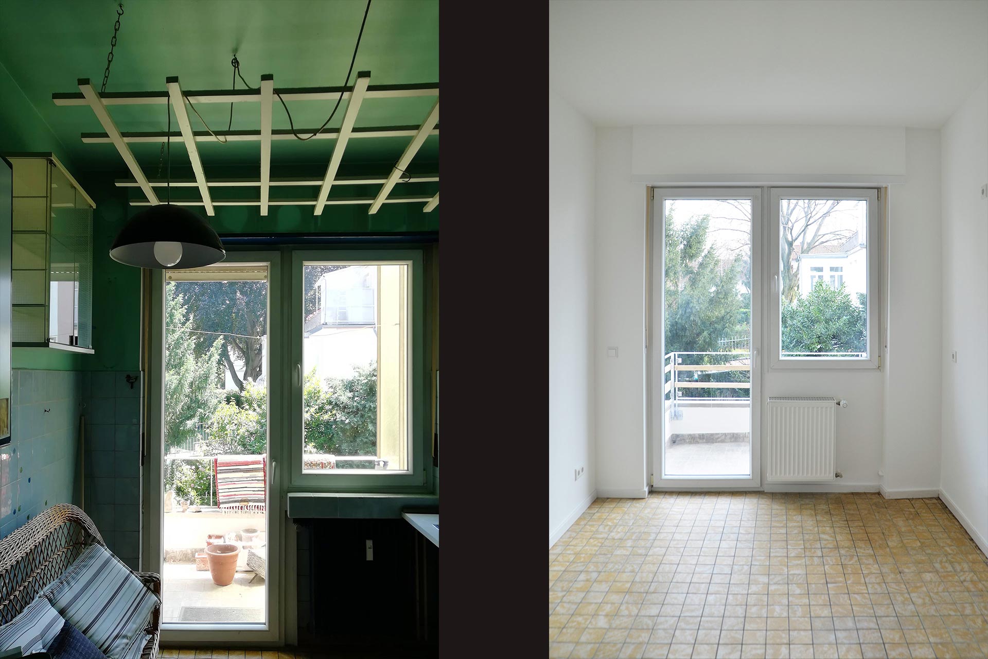 Strobel Architekten | Projekt "LS 18" Küche: vorher - nachher